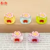 Novos Dumplings de Feijão Vermelho Cristal Flor de Cerejeira DIY Artesanais Acessórios de Cola de Creme Resina Enfeites de Cabelo Pingentes