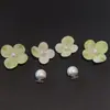 Tamancos de Ballet Novo Estilo com Flores Artificiais de Alta Qualidade, Adequados para Férias de Verão na Praia, Fivelas Doces, Acessórios Destacáveis