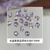 Pedras de Strass para Unhas Super Brilhantes Cristal Roxo Forma Irregular Fundo Pontiagudo Strass Grandes Pedras Tipo Ovo de Pombo Celebridade da Internet Venda Quente Decorações Super Brilhantes Misturadas Atacado