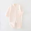 Macacão de Bebê Recém-Nascido Algodão Puro Sem Costura Macacão de Engatinhar Roupa de Bebê para Todas as Estações Roupa de Bebê Anyang Algodão Antibacteriano 7A