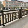 Barandales de Balcón de Aleación de Aluminio, Barandales de Imitación Piedra, Pasamanos de Escalera para Villas de Mármol, Cercas de Columnas Romanas para Terrazas Exteriores