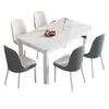 Conjunto de mesa de jantar e cadeiras de vidro temperado para apartamento pequeno, mesa de jantar para casa, sala de estar, casa de aluguel, mesa e cadeiras econômicas