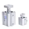 Cilindro No Estándar Personalizado Cqmb Cdqmb32/40-10-20-30-40 Tipo Varilla Guía Cilindro con Deflector