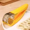 Rebanador para Plátanos, Jamón y Fruta, Cortador Manual Creativo Multifuncional Ultra Delgado, Cortador de Melón, Herramienta Especial de Cocina