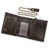 Cartera de Cuero Genuino para Hombre, Billetera para Monedas de Cuero Crazy Horse con Múltiples Ranuras para Tarjetas y Llavero, Bolso Cruzado de Cuero Genuino para Hombre con 70% de Descuento