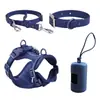 Collar de Perro de PVC Cuerda de Tracción para la Cintura Correa para el Pecho de Mascota Traje Transfronterizo Impermeable a Prueba de Suciedad Correa para Perro Envoltura Adhesiva Anti-mordeduras
