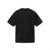 Camiseta de Verano para Hombre Nanxia, Algodón Mamba de Peso Pesado, Diseño Desestructurado, Cuello Pequeño, Manga Corta, Estilo Americano, Hombro Normal