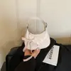 Bolsa de Mão Feminina Nova 2026 com Bolinhas, Bolsa Transversal Casual Estilosa com Laço