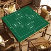 Tapete para Mesa de Mahjong de Terra de Diatomáceas Transfronteiriço, Absorvente de Água, Antiderrapante, Tapete para Jogos de Mesa, Tapete Silencioso e à Prova de Choque, Toalha de Mesa Quadrada