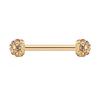 Piercing para lengua de acero inoxidable Shambhala con forma de bola de diamante, multicolor, con varilla recta, para Europa y Estados Unidos, venta al por mayor transfronteriza en Amazon.