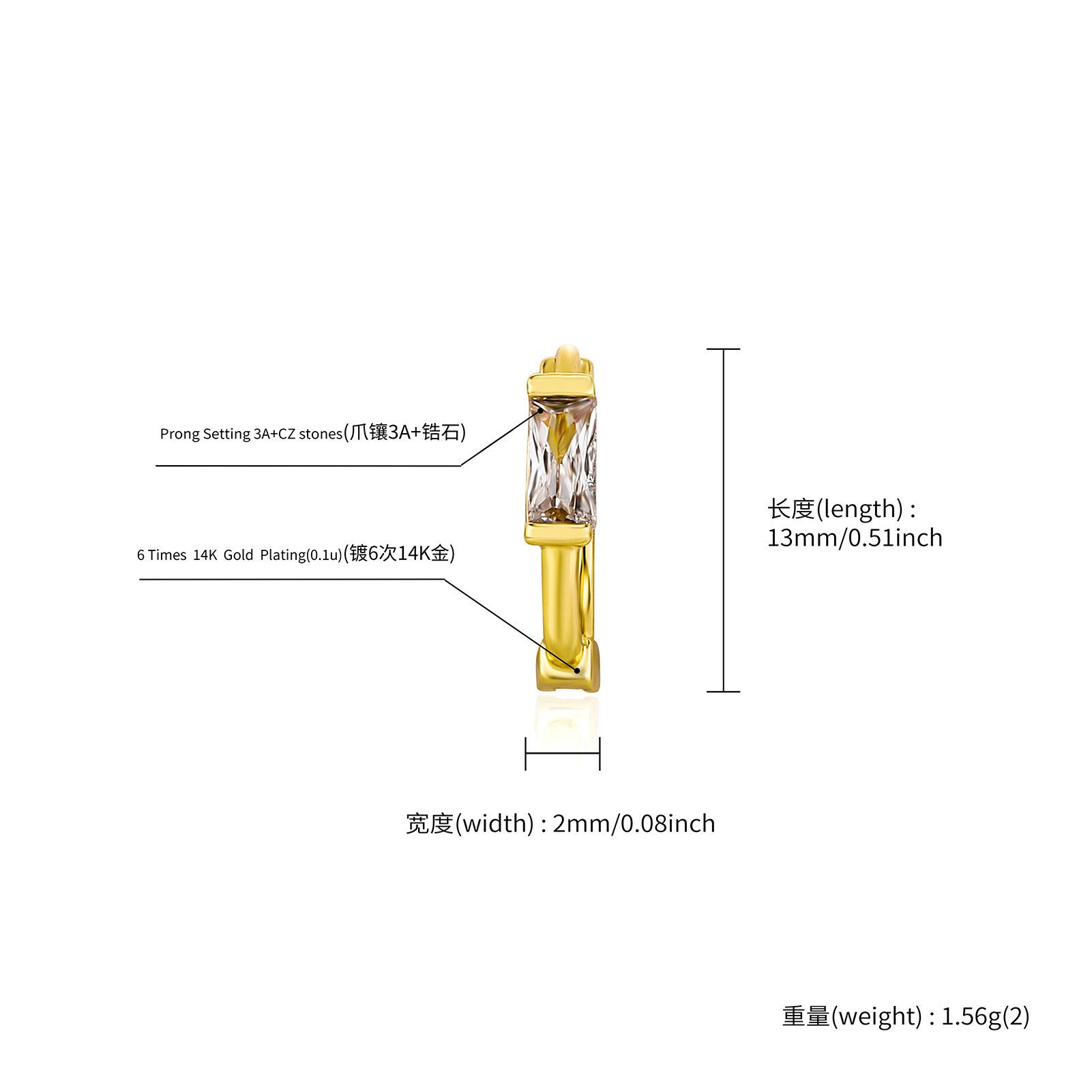 耳饰尺寸图