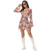 M-XL Pareja Europea y Americana Retro Nostálgico Ropa de Show Disco de los 80 Ropa COS Disfraz de Halloween
