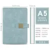 Cuaderno 2024 Nuevo Alto Valor de Color a5 Engrosado Negocio Trabajo Oficina Cuero Exquisito Avanzado Reunión