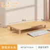 Soporte para monitor de computadora, elevador de monitor para escritorio, organizador de pantalla, estante de madera hecho a medida para almacenamiento