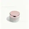 Frasco de Creme Transparente com Tampa Rose Gold 30g Frasco de Creme Fosco 50g Embalagem de Cosméticos Marrom de Vidro Fosco