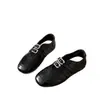Sapatos Mary Jane femininos retrô estilo francês, novos sapatos casuais versáteis de verão 2026 com tiras de fivela dupla, confortáveis e leves