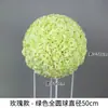 Bolas de Flores Artificiales de Rosa Estilo Europeo Más Vendidas Transfronterizas para Decoraciones de Pasillos de Boda y Arreglos de Fondos de Escenario de Boda