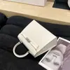 Bolso Kelly Estampado de Palma con Hebilla Plateada 2026 Bolso de Mano Grande Clásico Europeo y Americano para Mujer Bolso de Hombro Cruzado Individual de Gama Alta