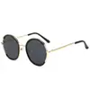 Nuevas Gafas de Moda para Niños Estilo Coreano Montura Redonda Personalidad Tendencia Metal Gafas de Sol para Niños Versátil Sombrilla Protección Solar Retro