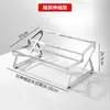 1/9 Rack de Bandejas de Porção em Aço Inoxidável Loja de Chá com Leite Caixa de Geleia Estação de Ingredientes e Temperos Caixa de Porção Comercial