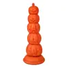 Halloween Transfronterizo en Forma de Calabaza para Mujeres, Masturbador Manual, Tapón Anal, Silicona Suave