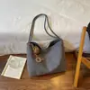 Bolsa Tote Estilosa Casa do Arroz Textura Casual Simples Moda Tendência 2026 Nova Bolsa de Grande Capacidade Bolsa de Ombro Feminina
