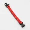 Pulsera de paracord deportes al aire libre cuerda de mano tejida de siete hilos supervivencia aventura camping ciclismo rescate hecho a mano