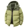 Nueva chaqueta de algodón con capucha desmontable transfronteriza, engrosada para abrigar en invierno, con inserciones de pana, abrigo de algodón para parejas para hombre, en stock