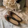 Listos para Enviar ~ Zapatos Planos Estilo Tweed para Mujer, Nuevo Estilo Primavera y Otoño Ante Suave Hada Brisa Nocturna Slip-On Planos Zapatos Planos