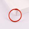 Pintura Color Caramelo Hierro 45MM Anillo para Tarjetas Accesorios Anillo para Libro de Hojas Sueltas Encuadernación de Tarjetas Accesorios para Llavero