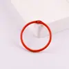 Anéis Abertos de Metal Coloridos Simples para Livros, Anéis para Cartões, Anéis para Folhas Soltas, Pingentes de Contas para DIY, Chaveiros e Peças de Acessórios