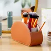 Organizador de Escritorio con Control Remoto de Cuero PU con 5 Compartimentos