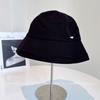 Chapéu de Pescador Minimalista Estilo Japonês para Mulheres, Chapéu Balde Elegante Versátil de Verão com Aba Virada para Cima para Viagens ao Ar Livre Proteção Solar Chapéu de Tecido com Proteção Solar