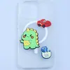 Nuevo Pegatina de Goma Suave de PVC de Dibujos Animados Dinosaurio Imán para Refrigerador de Coche Agujero Hebilla de Zapato Funda de Teléfono Adorno DIY Accesorios