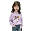 Camiseta base de algodón puro a la moda estilo coreano para niños, estilo primavera y otoño, camiseta de manga larga para niñas 2026 nueva, adecuada para la escuela y el uso al aire libre.