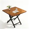 Mesa cuadrada de madera maciza tallada a mano, mesa cuadrada para jugar Guandan, mesa de centro, mesa de mahjong plegable, mesa de comedor pequeña para uso doméstico