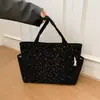 Bolso de Hombro de Terciopelo Nuevo 2026, Bolso de Axila para Mujer, Bolso Casual de Gran Capacidad para Mujer, Bolso Nuevo con Estampado para Viajes