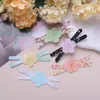 Acessórios de Cabelo DIY com Impressão Acrílica Colorida X Floral Fresco de Verão Processados e Personalizados Presilha Lateral Joias Acessórios