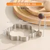 Molde para Huevos con Forma de Corazón Antiescaldado de Acero Inoxidable 316 Transfronterizo, Anillo para Huevos, Molde Creativo para Cocinar Huevos Fritos al Vapor