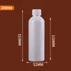 Atacado 10-300ml Garrafas Plásticas de Porcelana Branca Garrafas PET Garrafas Vazias para Cosméticos Loção Hidratante Garrafas Reutilizáveis para Viagem