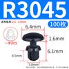 Rebite de nylon tipo R tipo prensa rebite de plástico rebite para placa de PC fivela de plástico rebite fêmea de plástico R3R4R5