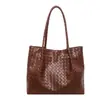 2026 Bolso Tote Grande Simple Nuevo para Mujer Moda Viaje Diario Bolso de Hombro Único Versátil Color Sólido Moda Bolso de Mano Pequeño