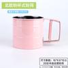 Tamiz de Harina Semiautomático de Acero Inoxidable Color Original Tamiz de Mano Taza para Polvo Herramientas para Hornear Tamiz para Azúcar Glas Color Fabricante Venta al por Mayor