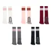 Calcetines de Cinco Dedos para Pantorrilla Calcetines de Yoga Calcetines Deportivos Profesionales de Pilates con Dedos Calcetines de Compresión Rayados Antideslizantes Fabricante de Origen