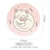 Posavasos de cerámica con temática de mascotas, resistentes al calor y a las quemaduras, con diseños de gato, Shiba Inu y Bichón Frisé, decoración creativa para el hogar y opciones de venta al por mayor