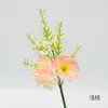Flores de Amapola Artificiales para Aromaterapia, Flores Atadas a Mano para Decoración del Hogar, Mesa de Comedor, Exhibición en Mesa de Café, Arreglos Florales para Botellas de Aromaterapia, Flores Falsas, Flores de Seda para Bodas