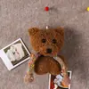 Nuevo Lindo Colgante de Muñeca Oso de Peluche, Llavero de Muñeca Oso Gordito, Colgante de Bolso a la Moda, Venta al por Mayor de Regalos