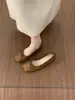 Primeiro Encontro Temporada Laço Suave Sapatilhas de Sola Macia para Mulheres 2026 Primavera Novos Versáteis Confortáveis para Ir ao Trabalho Sapatos de Noite