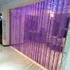 Cortina divisória ambiente de jardim de infância corredor Divisória de cristal sala de estar cortina suspensa franja cor de hotel tecelagem de casamento