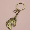 Xiyin Temu AliExpress Amazon Explosions Jewelry Llavero con colgante de cabeza de caballo simple